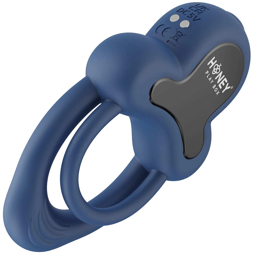 Honey Play Box Anello App-Controlled Silicone Vibrating Couples Cock Ring - Image 11