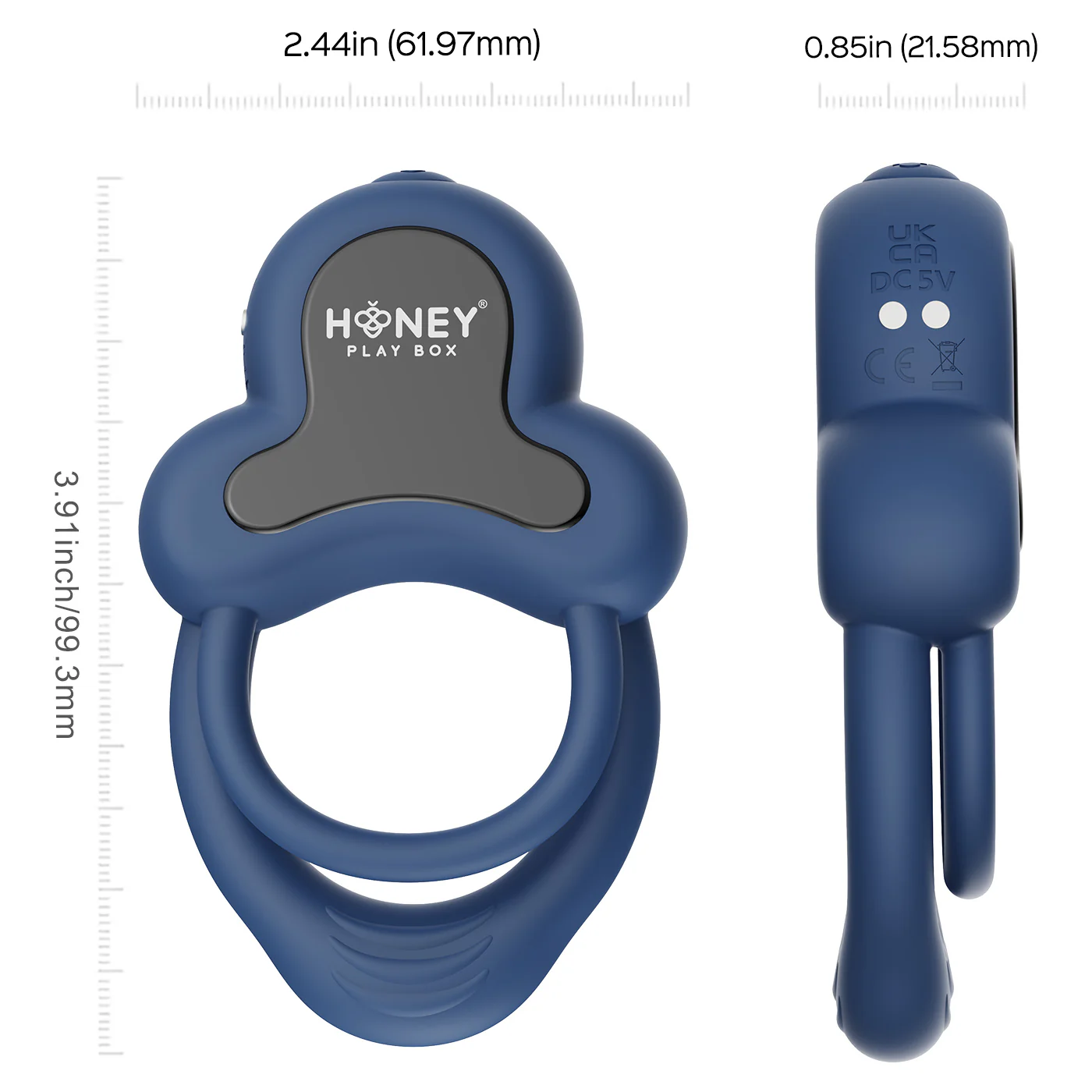 Honey Play Box Anello App-Controlled Silicone Vibrating Couples Cock Ring - Image 12