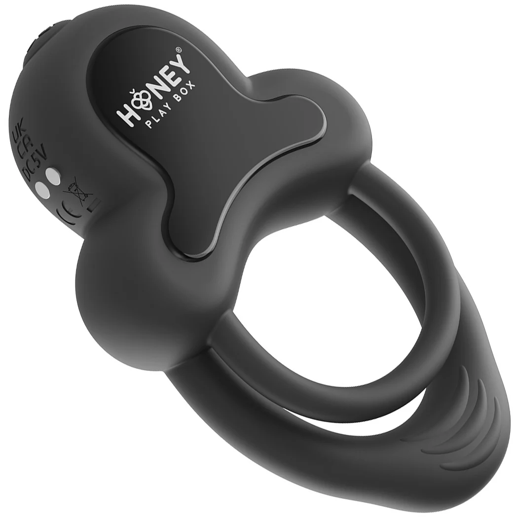 Honey Play Box Anello App-Controlled Silicone Vibrating Couples Cock Ring - Image 4