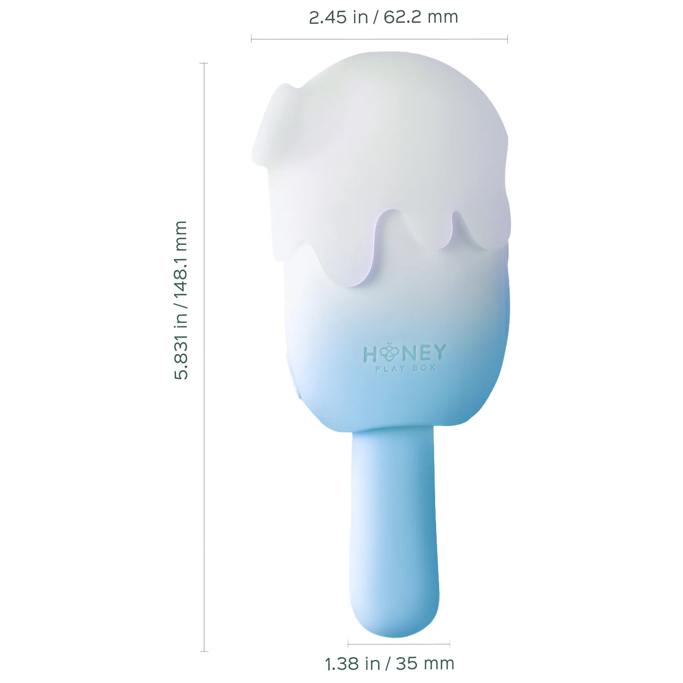 Honey Play Box BITE ME Sucking Tapping & Vibrating Cream Pop Clit Stimulator - Image 18
