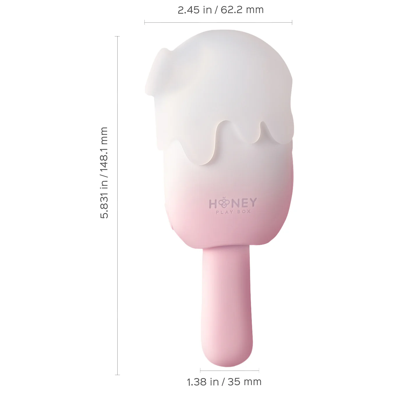 Honey Play Box BITE ME Sucking Tapping & Vibrating Cream Pop Clit Stimulator - Image 9