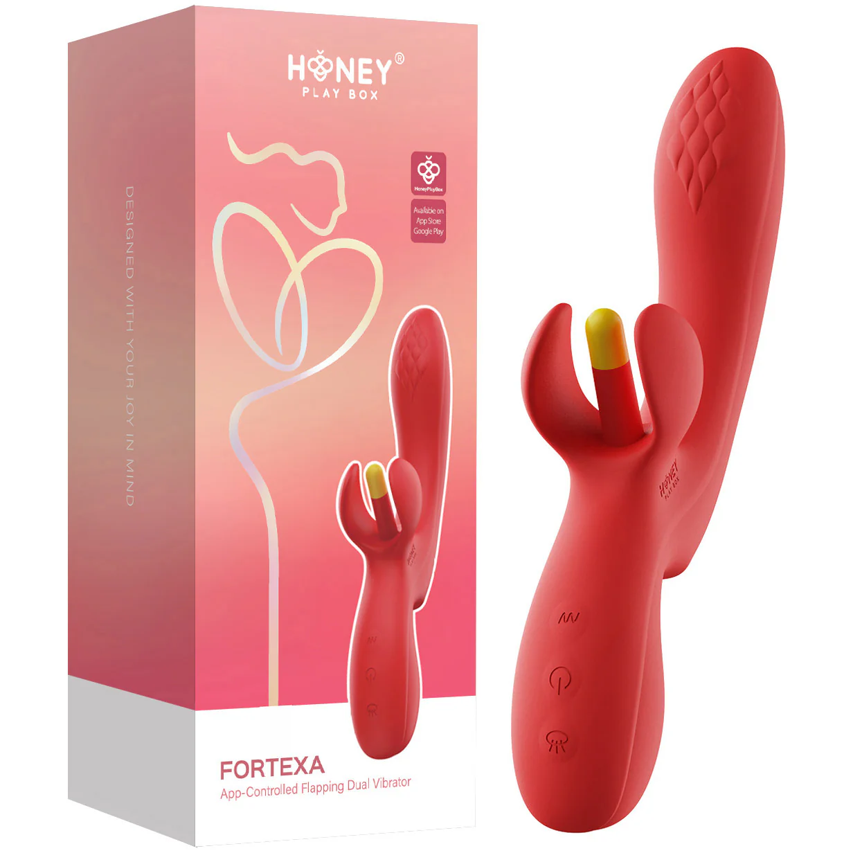 Honey Play Box FORTEXA Dual Sensation Clitoral Tapping & G-Spot Vibrating Stimulator - Image 16