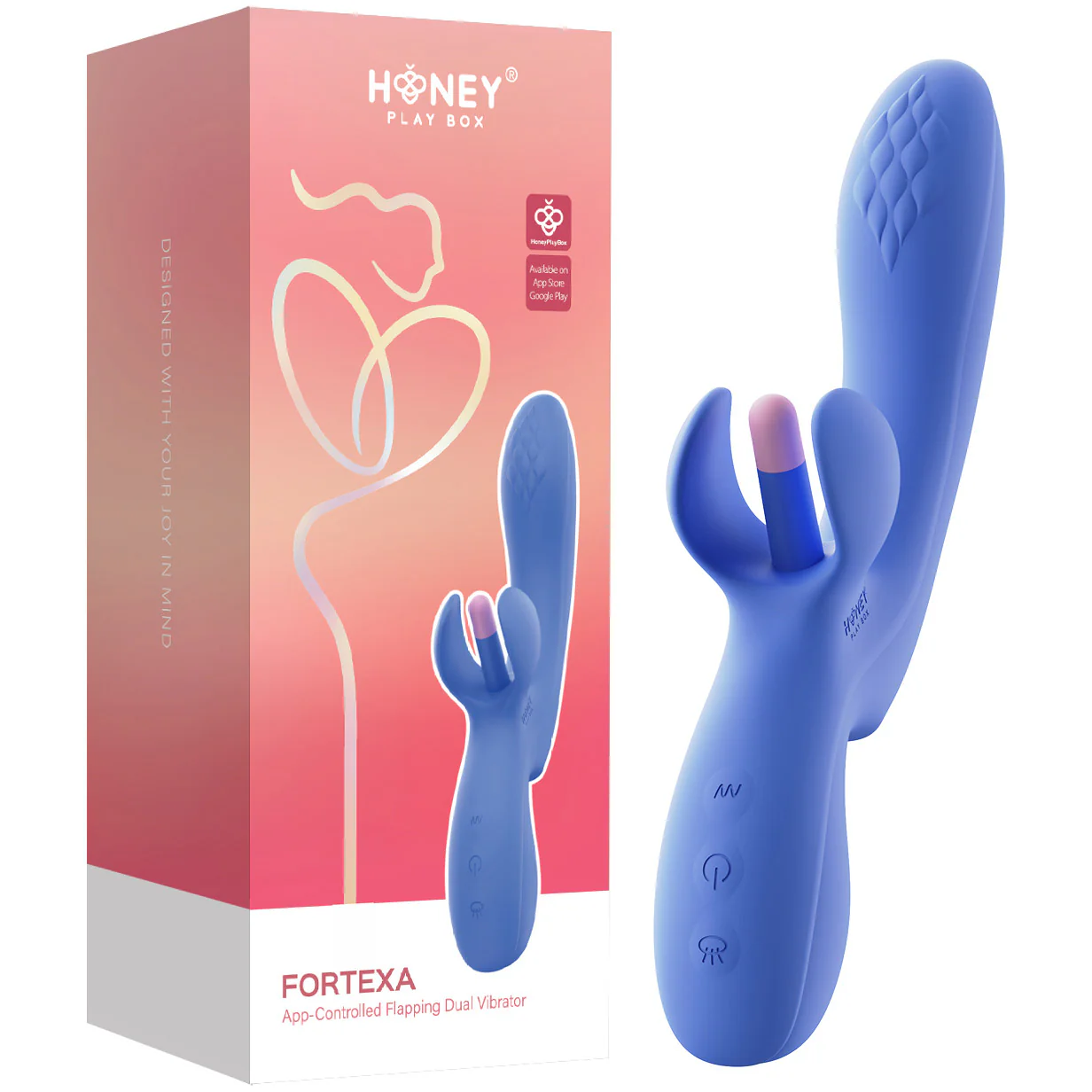 Honey Play Box FORTEXA Dual Sensation Clitoral Tapping & G-Spot Vibrating Stimulator - Image 8