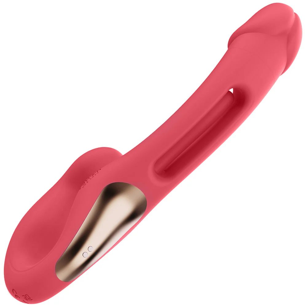 Honey Play Box Harmony Duo App Enabled Tapping Finger Silicone Strapless Strap-On - Image 14