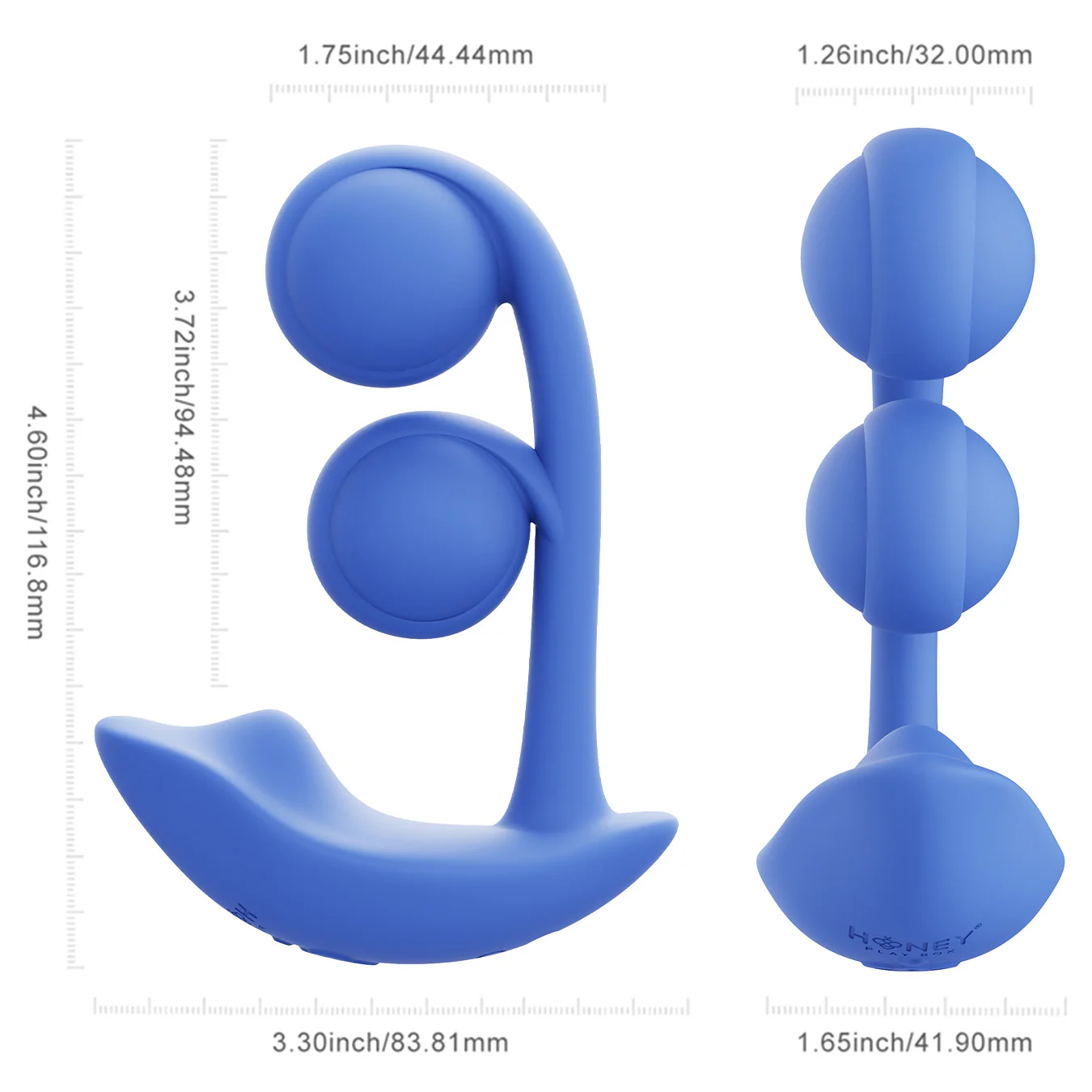 Honey Play Box Melody Pressure Sensing App-Controlled Silicone Dual Stimulation Vibrator - Image 14