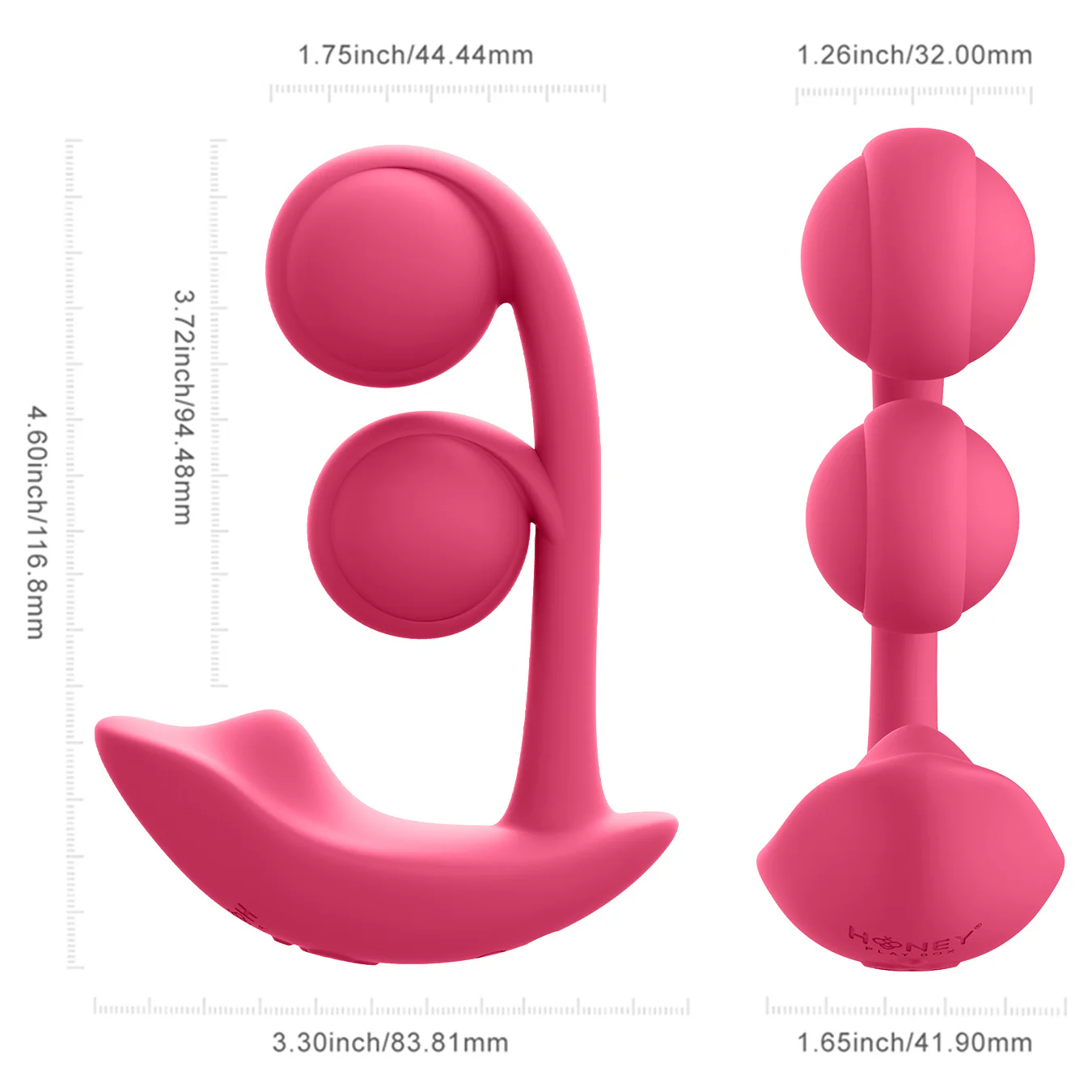 Honey Play Box Melody Pressure Sensing App-Controlled Silicone Dual Stimulation Vibrator - Image 7