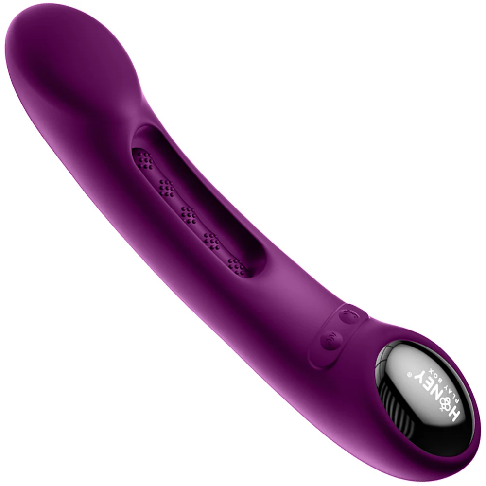 Honey Play Box Tempo Pressure Sensing App Controlled Tapping Finger Silicone G-Spot Vibrator - Image 17