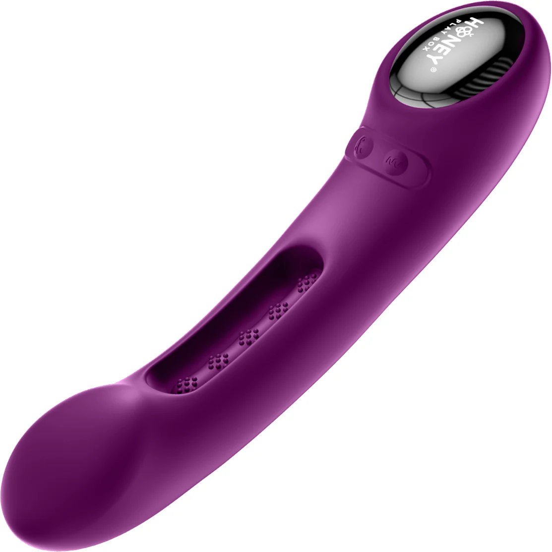 Honey Play Box Tempo Pressure Sensing App Controlled Tapping Finger Silicone G-Spot Vibrator - Image 19