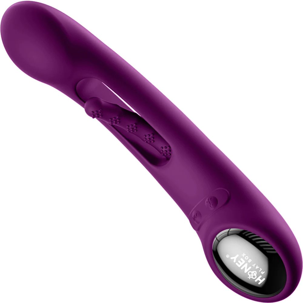Honey Play Box Tempo Pressure Sensing App Controlled Tapping Finger Silicone G-Spot Vibrator - Image 21