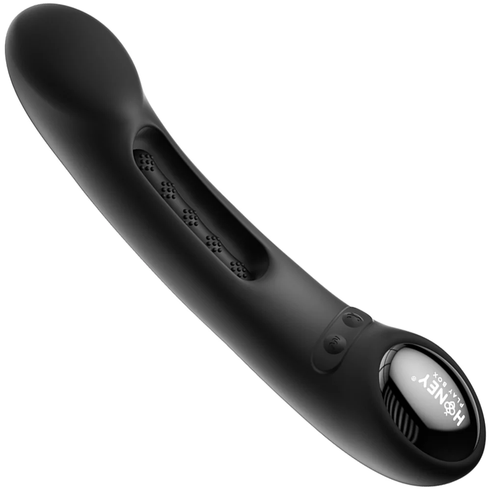Honey Play Box Tempo Pressure Sensing App Controlled Tapping Finger Silicone G-Spot Vibrator - Image 5