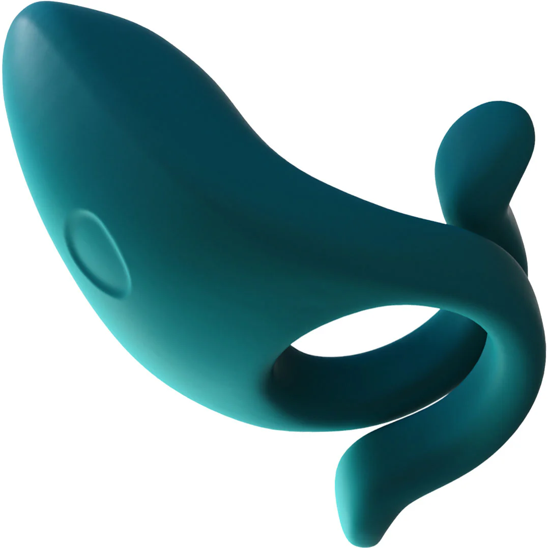 Hug Vibrating Silicone Couples Cock Ring By Dame - Image 6