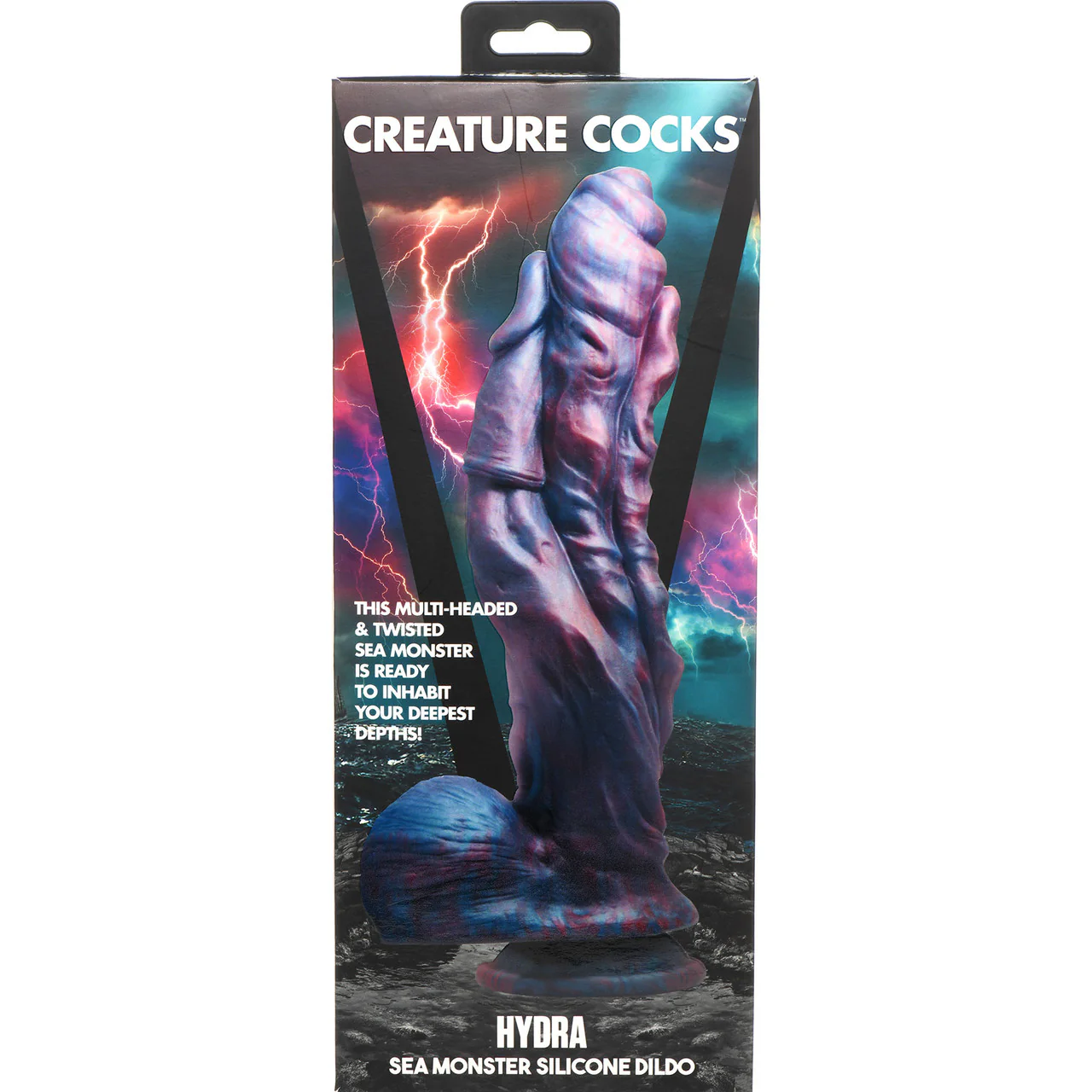 Hydra Sea Monster 10" Silicone Suction Cup Dildo With Balls By Creature Cocks - Image 12