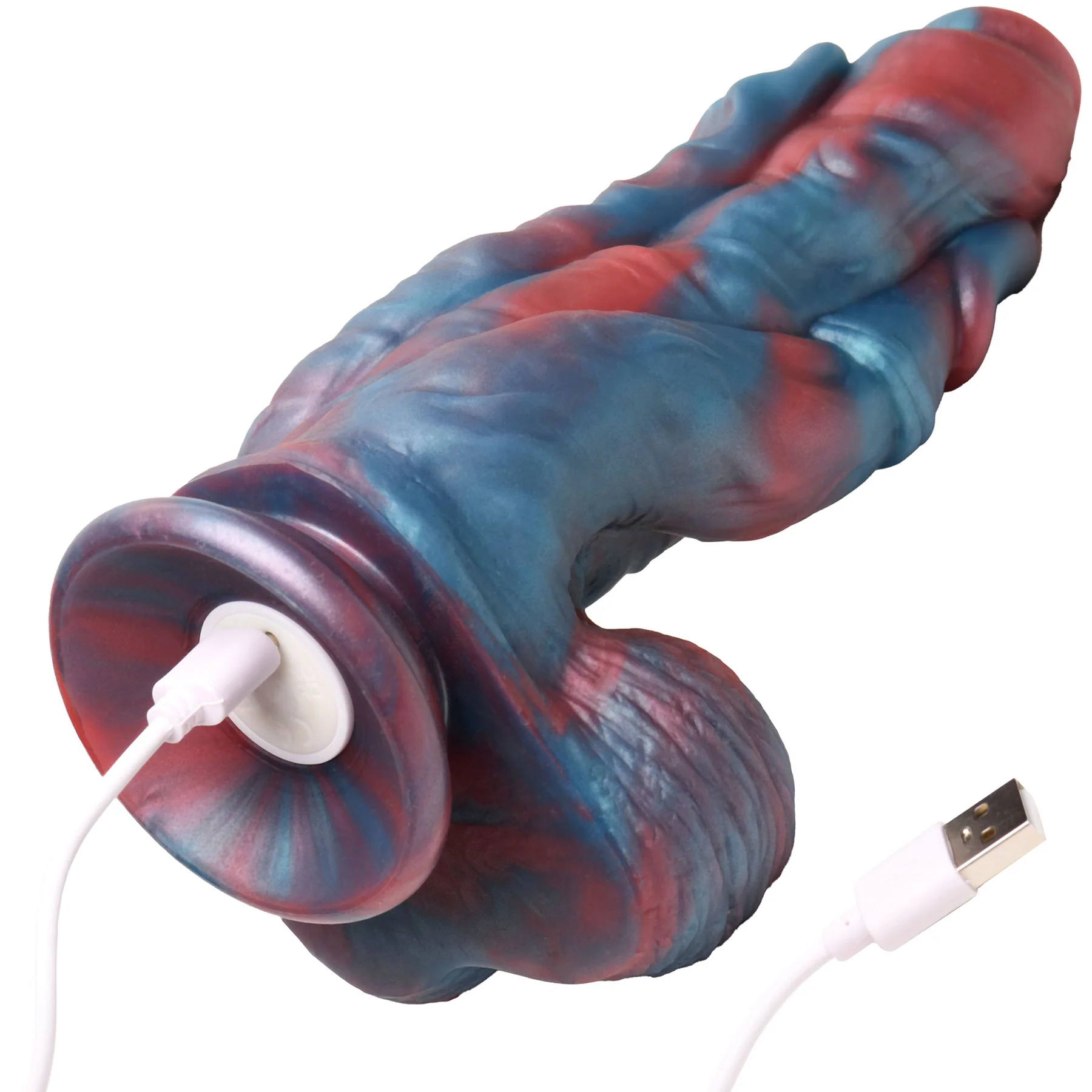 Hydra X 8" Vibrating Silicone Suction Cup Dildo With Remote By Creature Cocks - Image 11