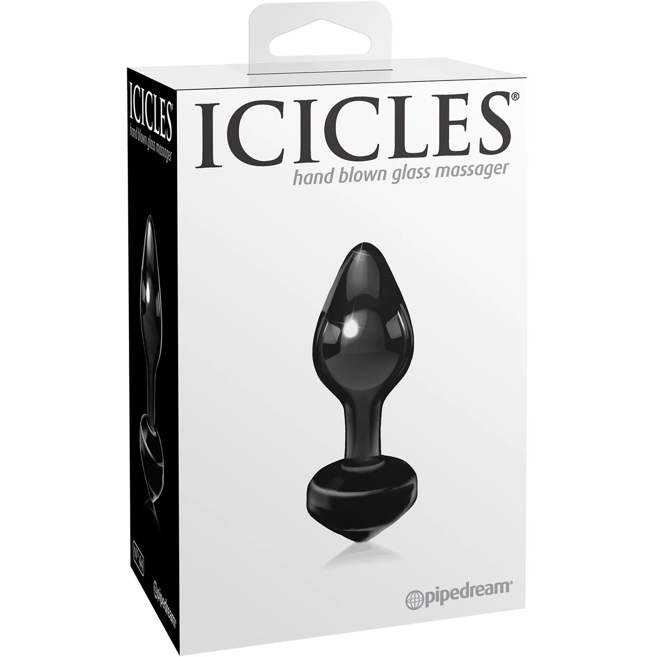 Icicles No. 44 Glass Butt Plug - Black - Image 4