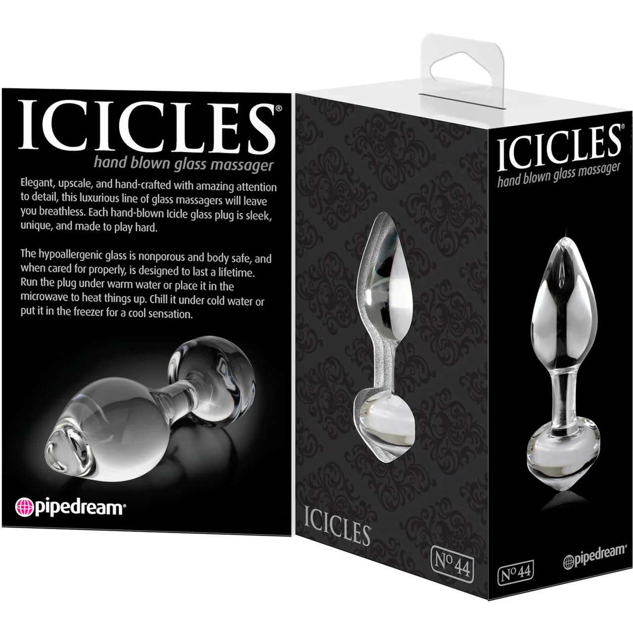 Icicles No. 44 Glass Butt Plug - Clear - Image 3
