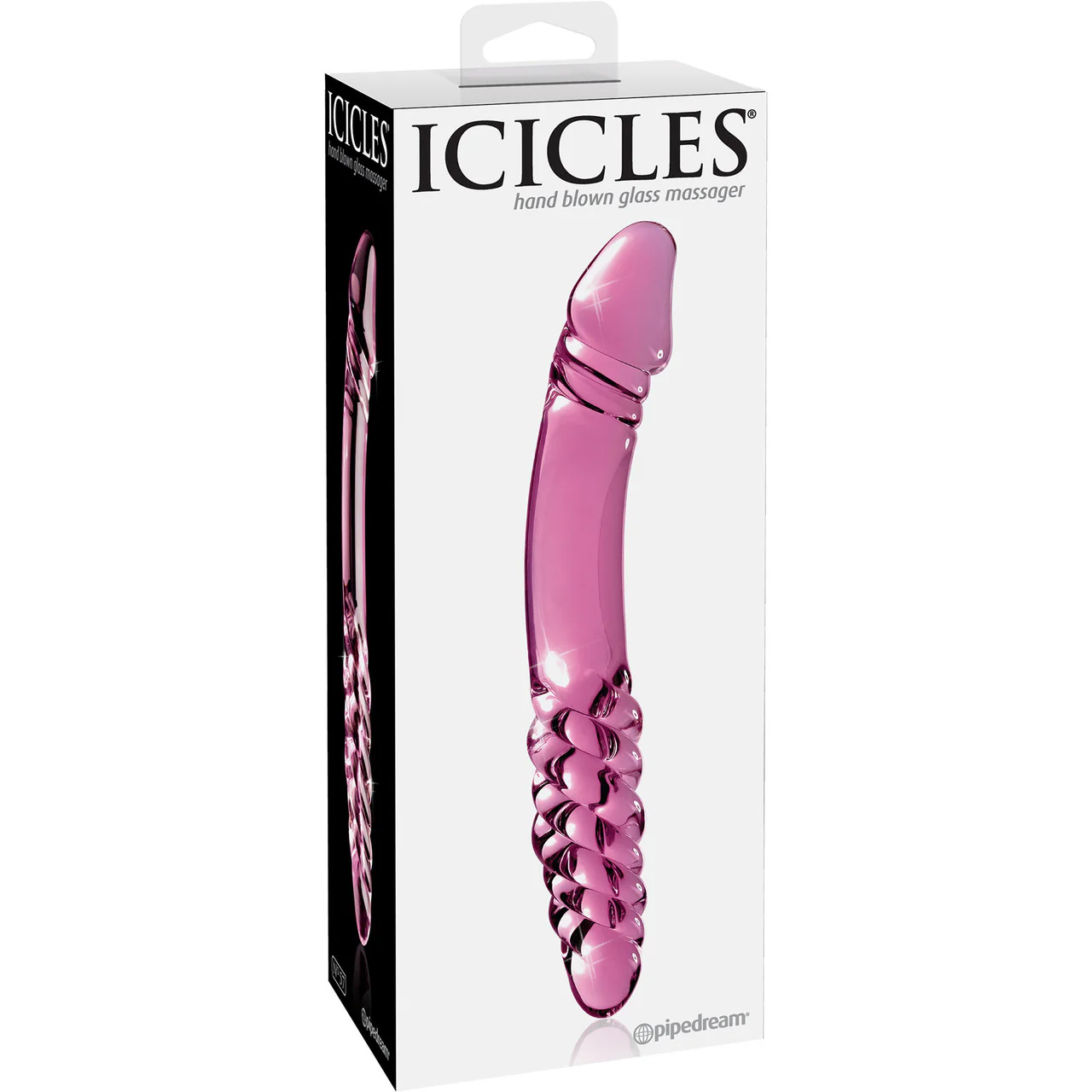 Icicles No. 57 Pink Glass G-Spot Dildo - Image 4