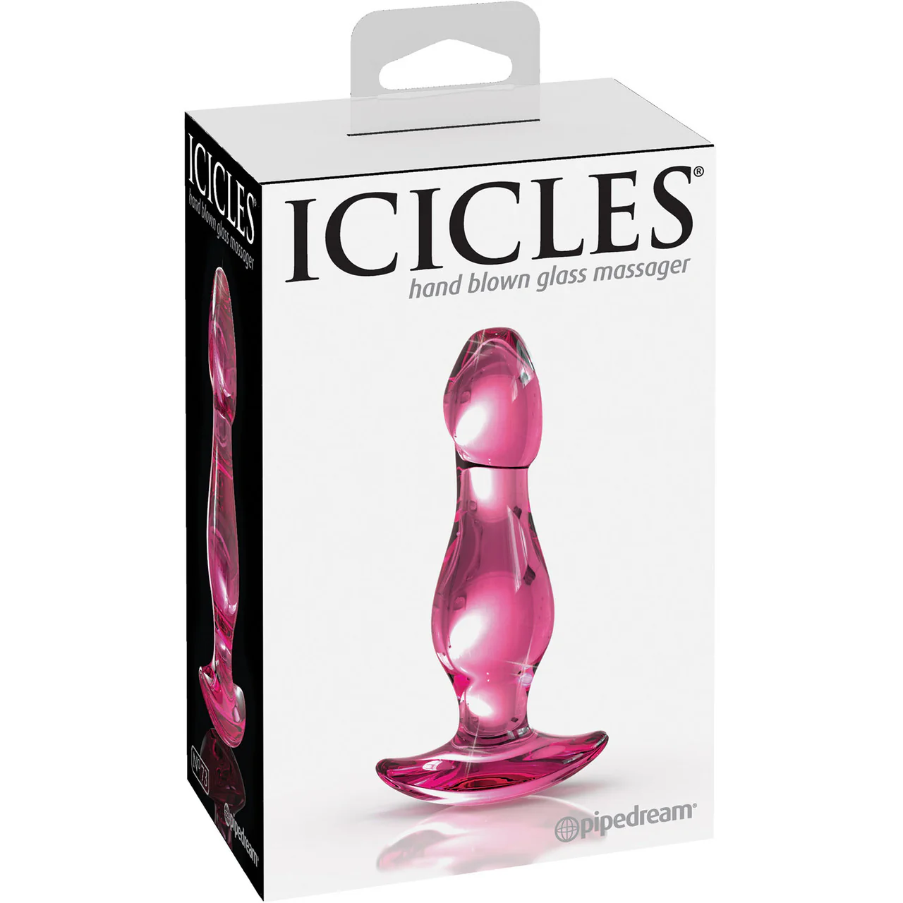 Icicles No. 73 Pink Glass Anal Plug - Image 5
