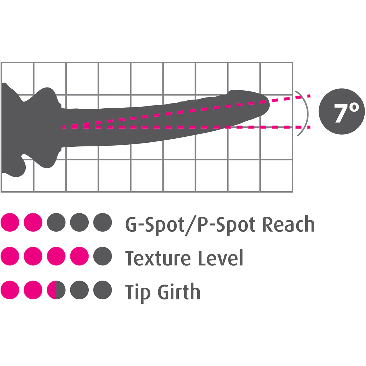 Icicles No. 86 Glass Dildo With Flexible Suction Cup Base - Pink - Image 7