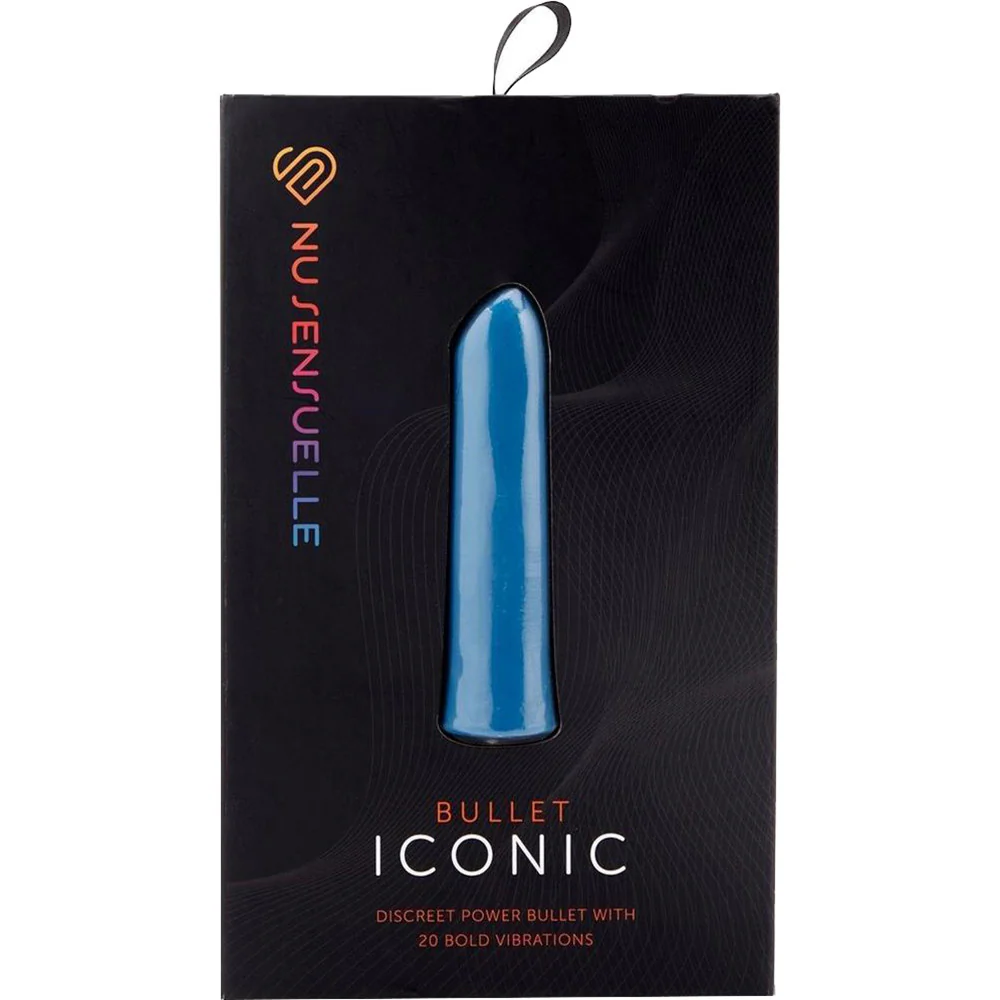 Iconic 20 Function Rechargeable Silicone Waterproof Bullet Vibrator By Nu Sensuelle - Deep Turquoise - Image 4