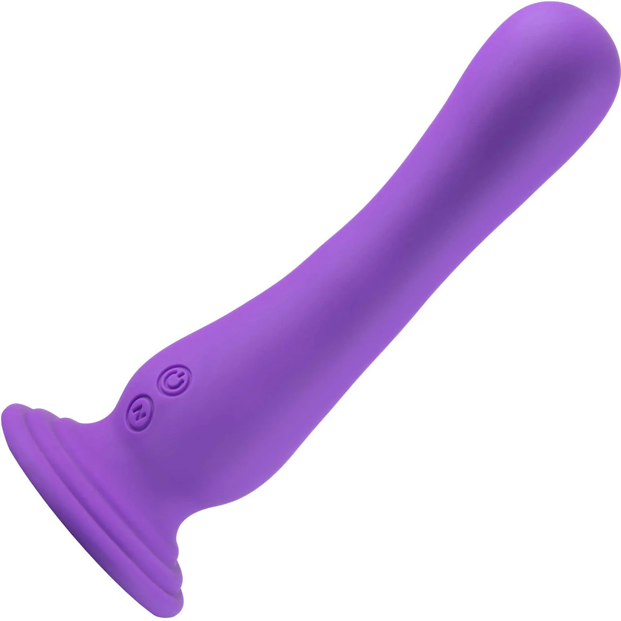 Impressions Ibiza Rechargeable Waterproof Silicone Suction Cup Vibrator By Blush - Plum