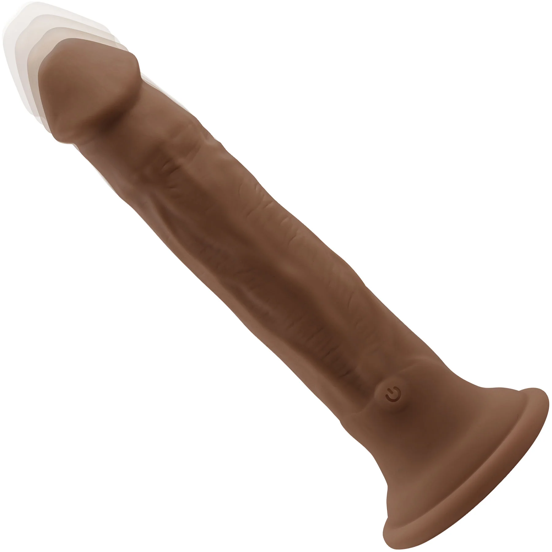 In Thrust We Trust Vibrating Thrusting Silicone Suction Cup Dildo With Remote Control By Evolved Novelties - Image 5