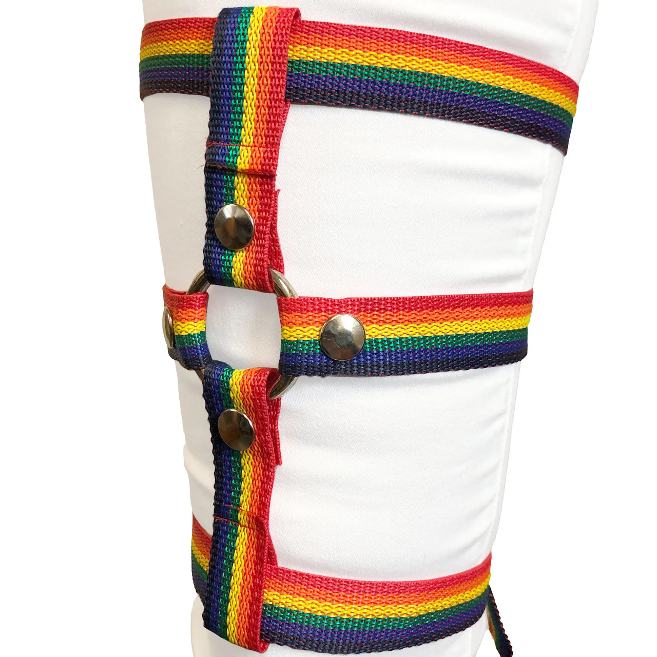 Inclusion Rainbow Thigh Harness - Size B Fits Thighs Up To 40" - Image 2