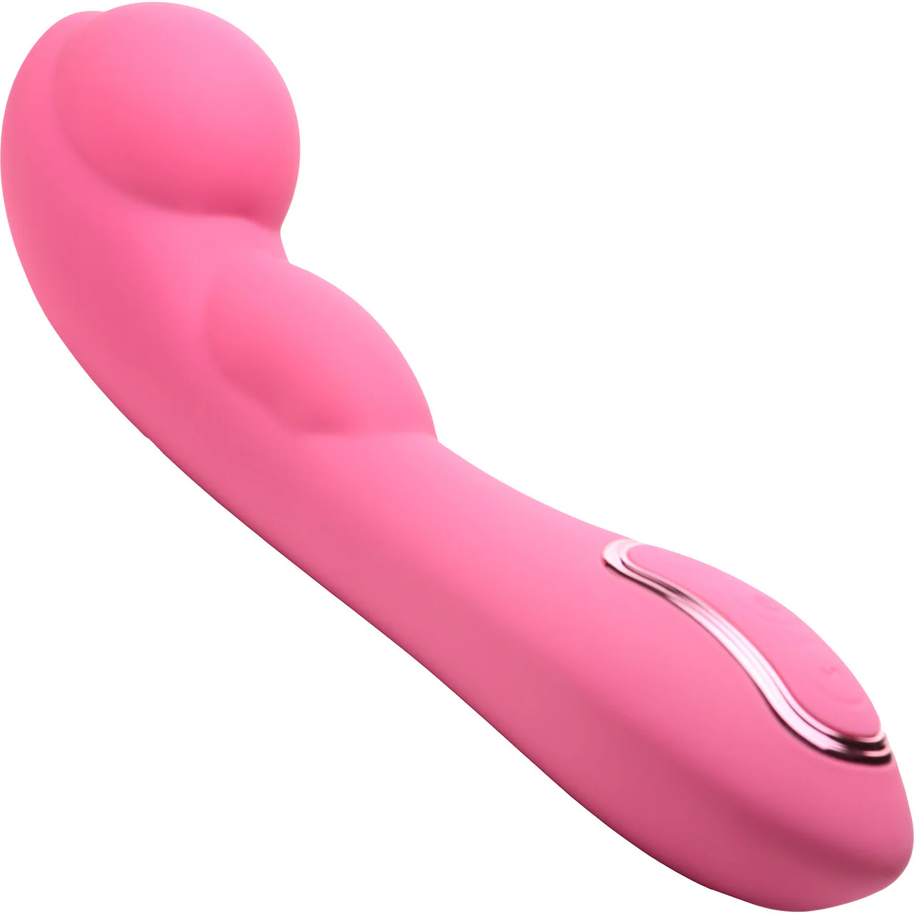 INMI Extreme-G Rechargeable Silicone Inflating G-Spot Vibrator - Pink - Image 3