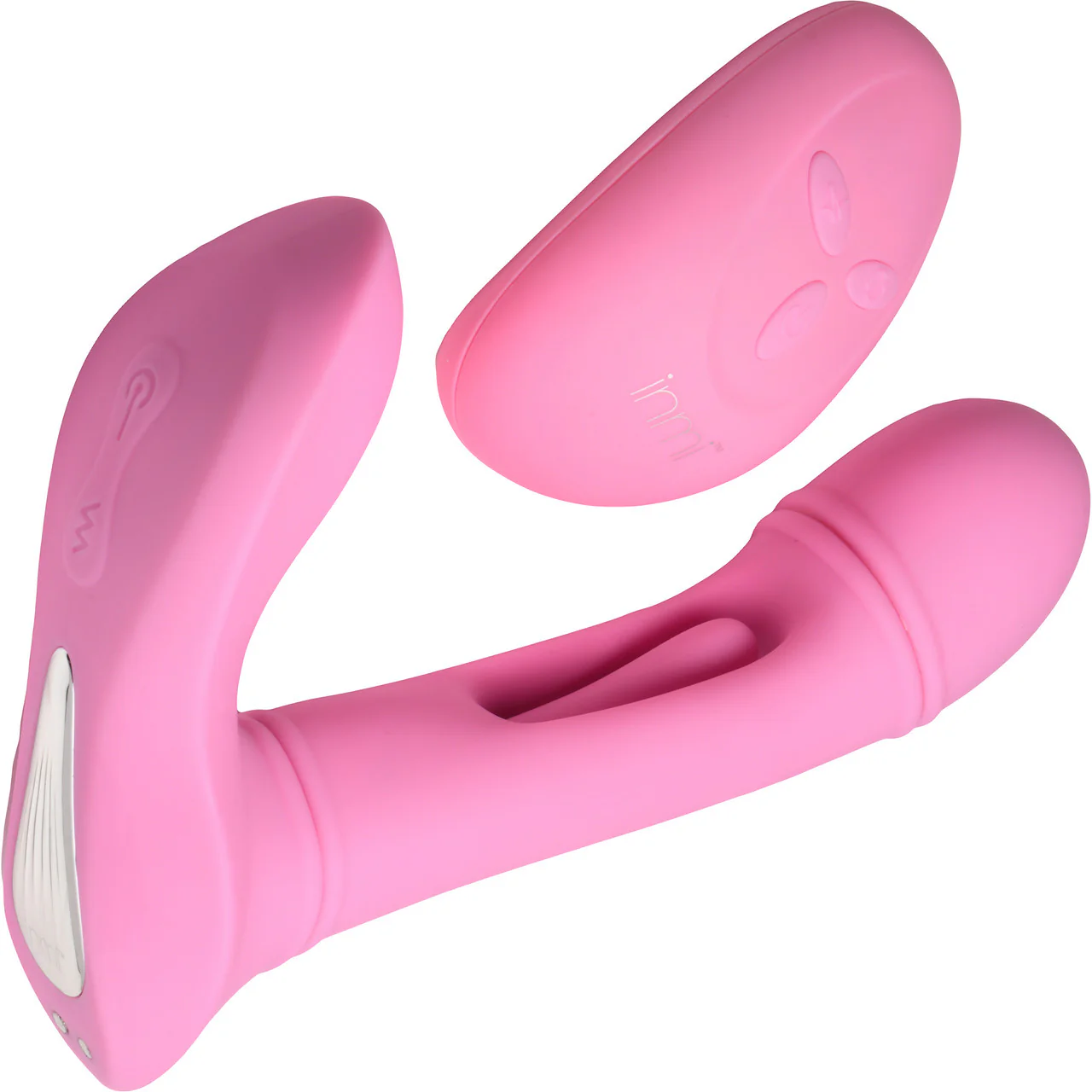 INMI Flickers G-Flick Rechargeable Silicone Flicking G-Spot Vibrator With Remote - Pink - Image 15