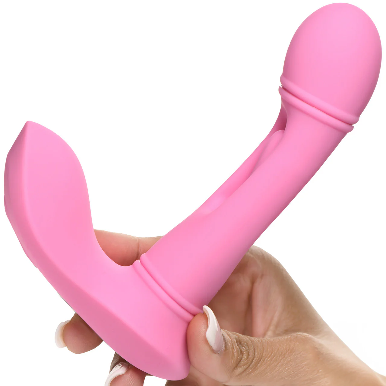 INMI Flickers G-Flick Rechargeable Silicone Flicking G-Spot Vibrator With Remote - Pink - Image 16
