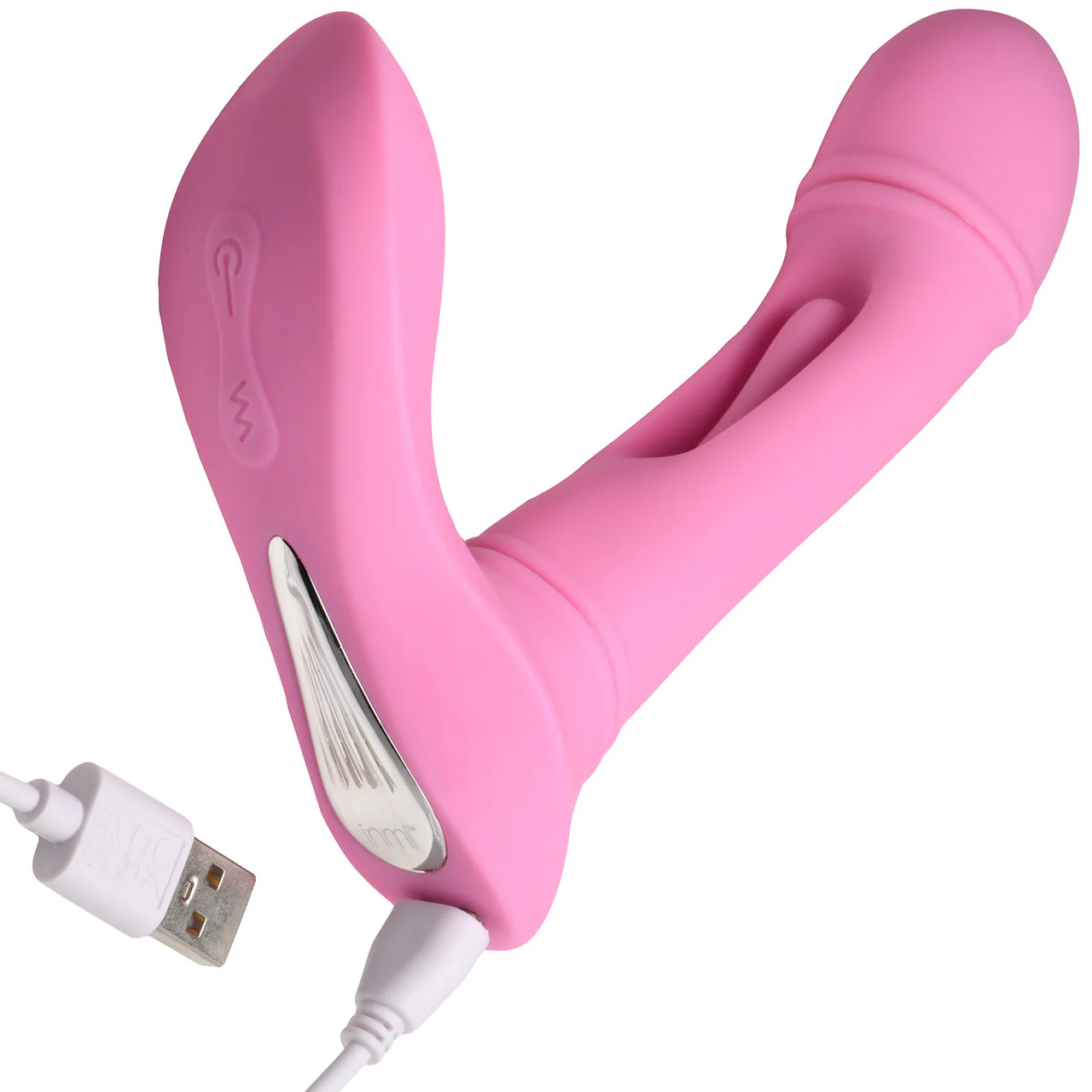 INMI Flickers G-Flick Rechargeable Silicone Flicking G-Spot Vibrator With Remote - Pink - Image 17