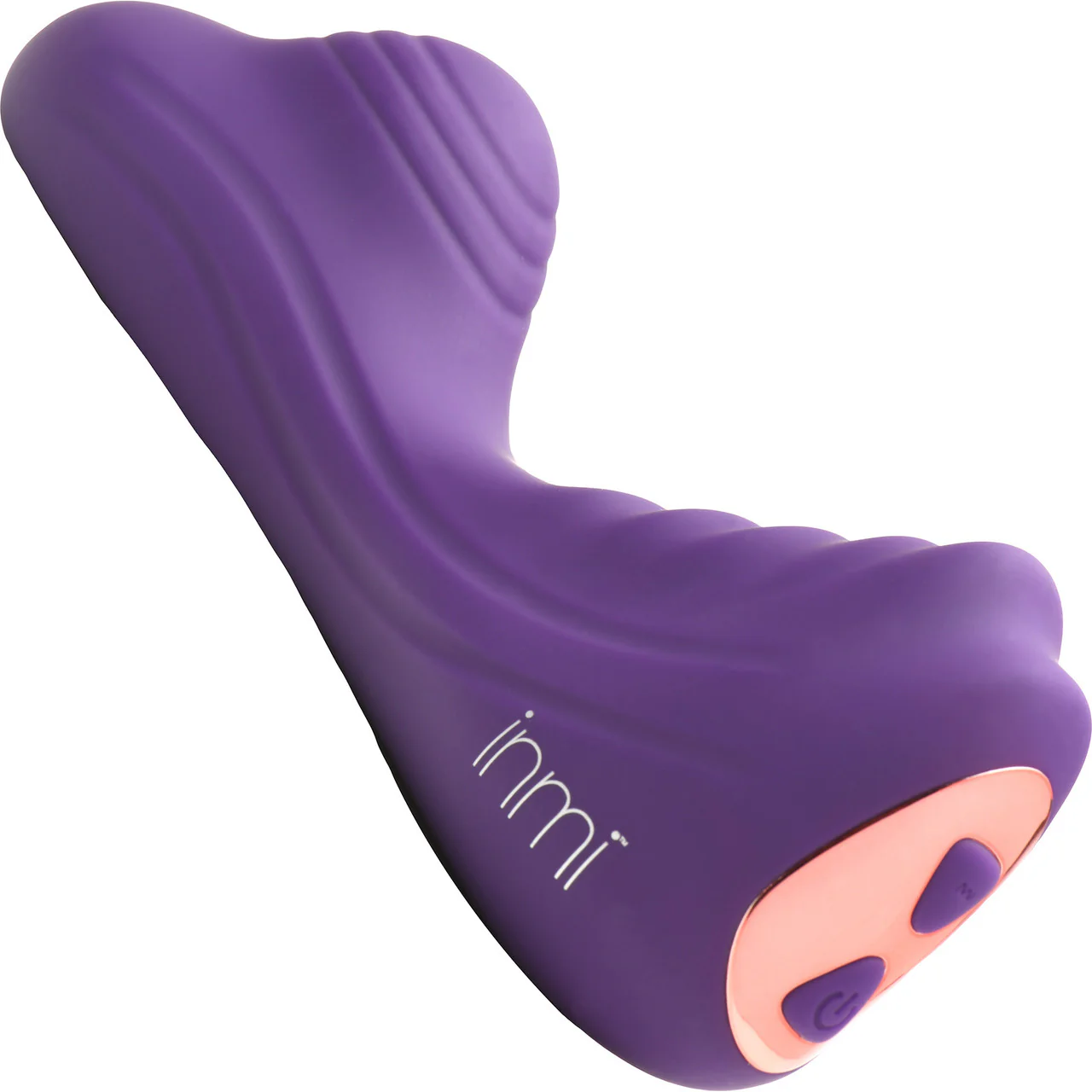 INMI Ride N' Grind 10X Rechargeable Waterproof Silicone Vibrating Grinder With Remote - Purple - Image 11