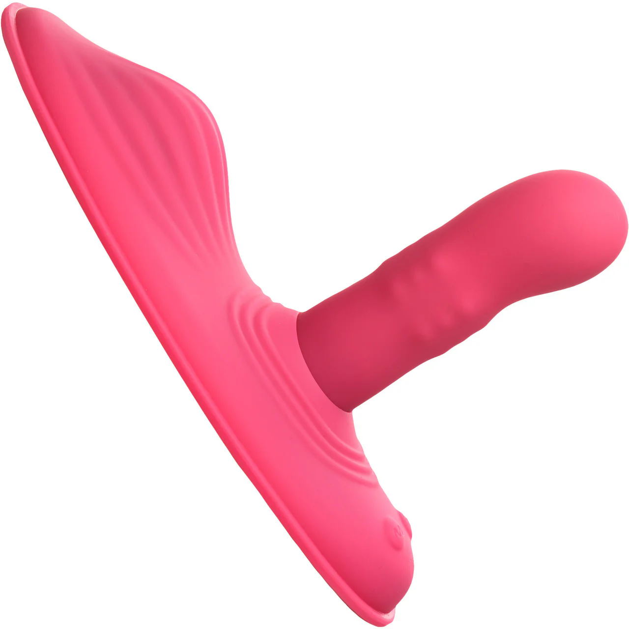 Inmi Spin 'N' Grind Rotating & Vibrating Silicone Rechargeable Grinder With Remote - Pink - Image 5