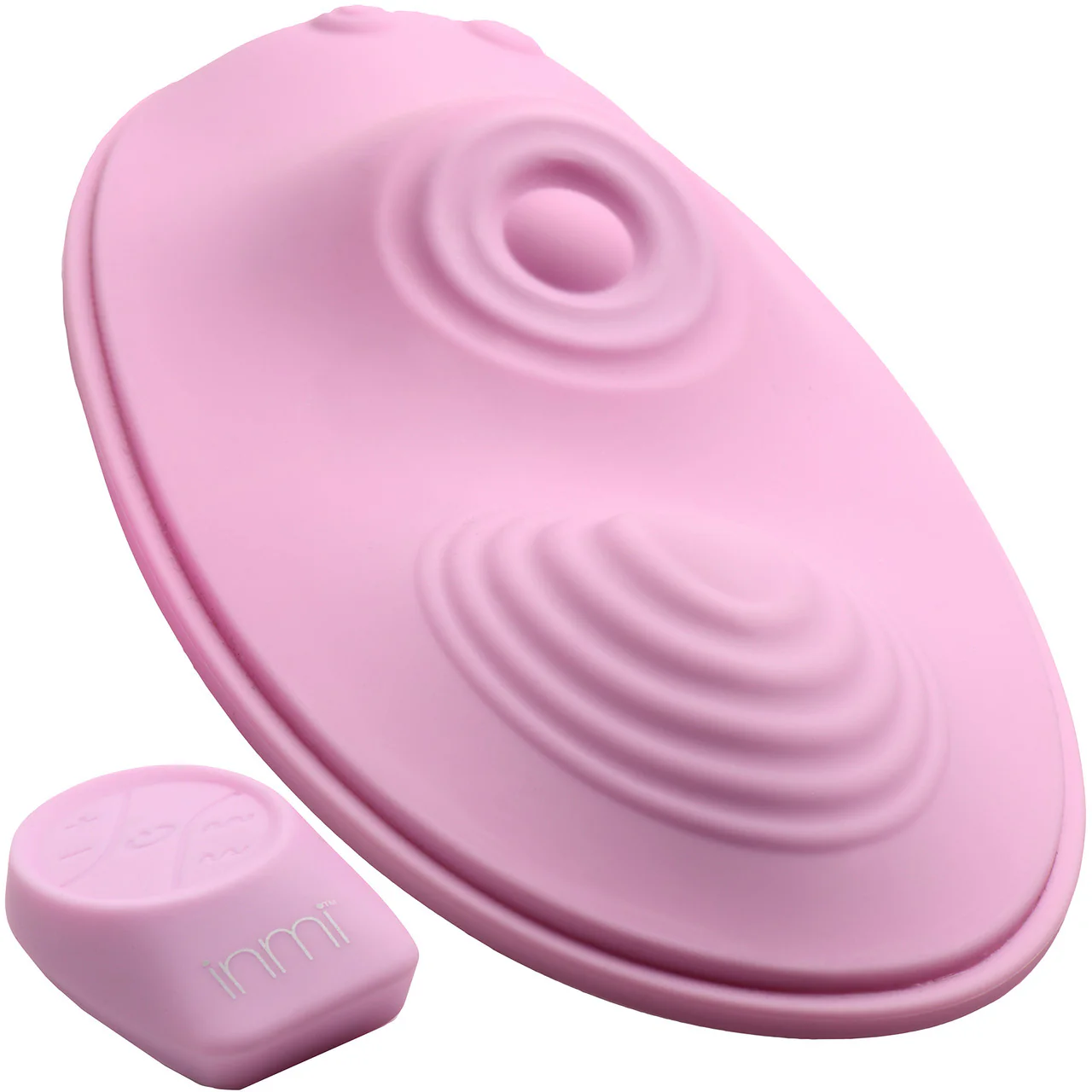 Inmi The Pulse 28X Pulsing & Vibrating Silicone Waterproof Rechargeable Grinder With Remote - Pink - Image 2