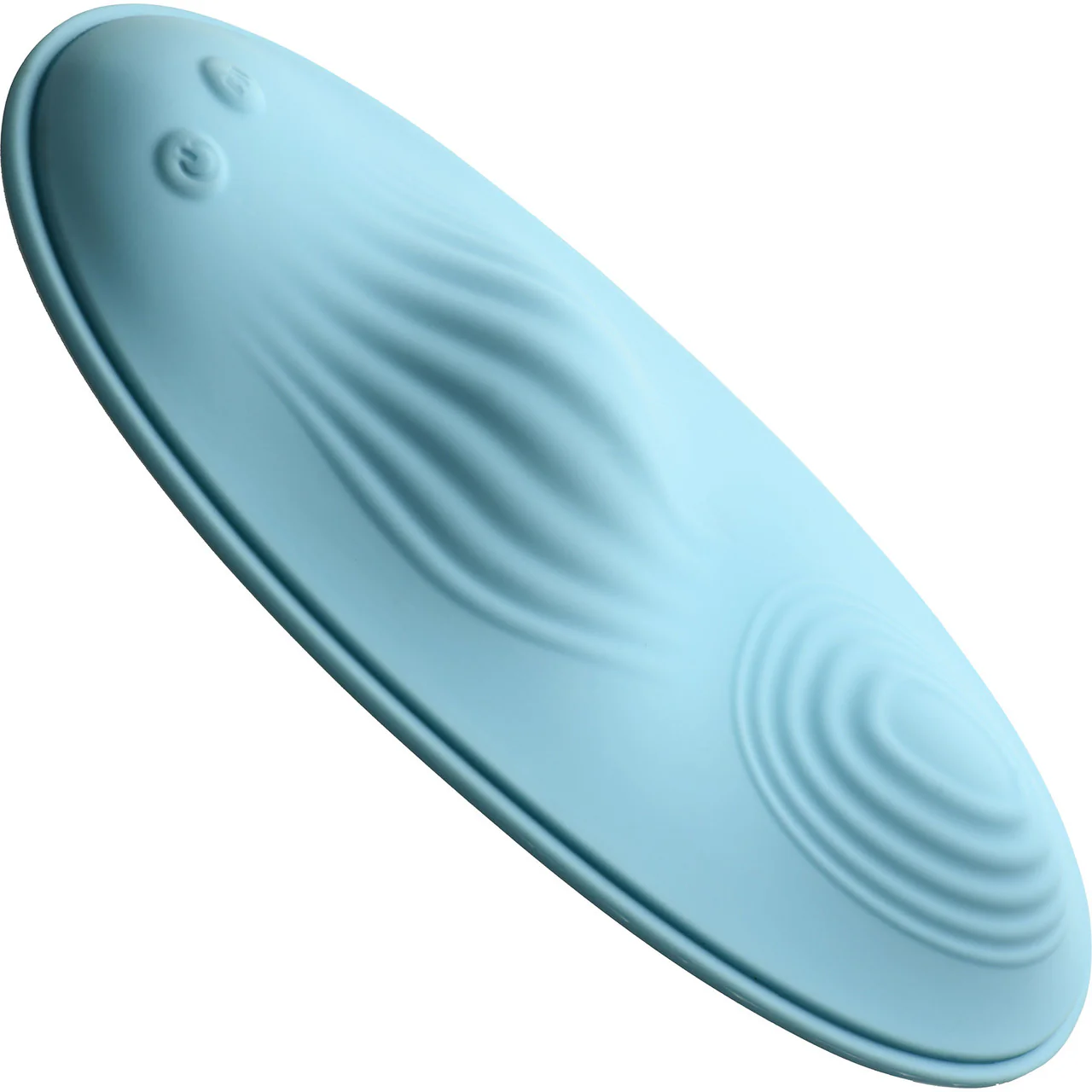 Inmi Wave Slider 28X Vibrating Silicone Waterproof Rechargeable Grinder With Remote - Blue - Image 2