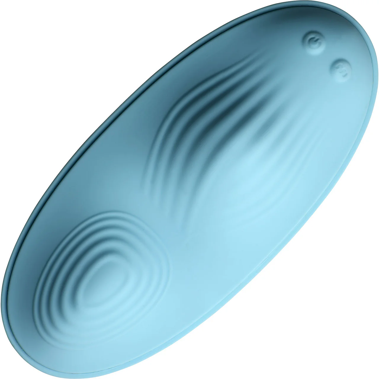 Inmi Wave Slider 28X Vibrating Silicone Waterproof Rechargeable Grinder With Remote - Blue - Image 3