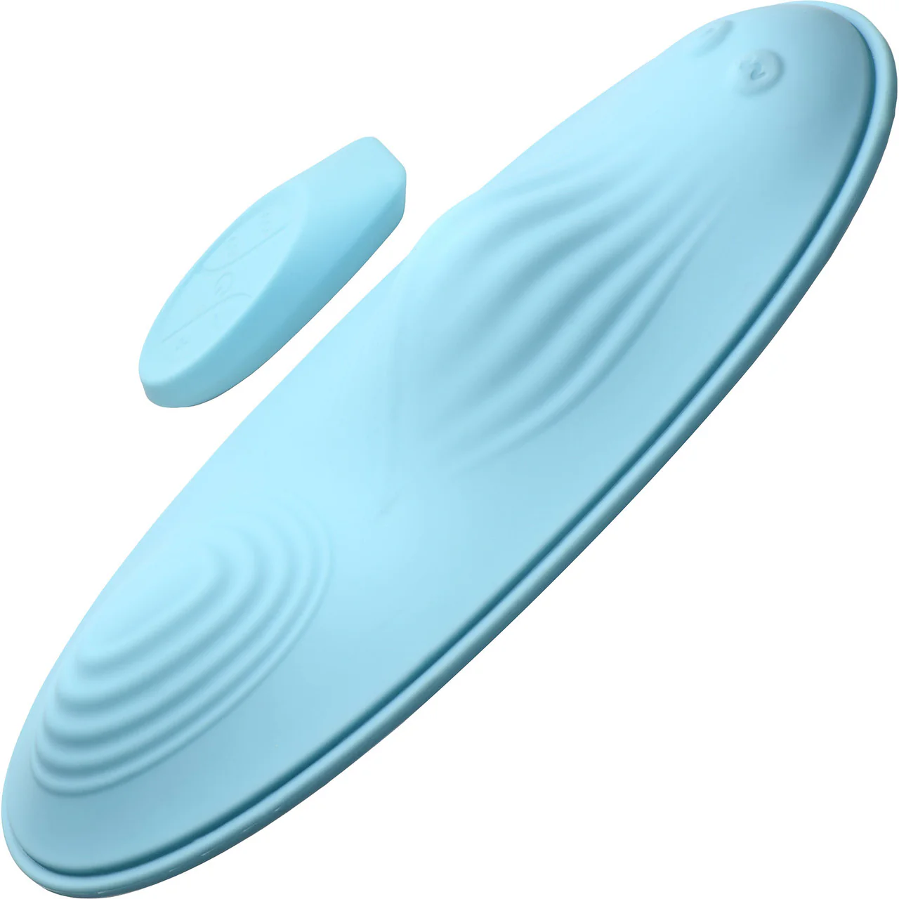 Inmi Wave Slider 28X Vibrating Silicone Waterproof Rechargeable Grinder With Remote - Blue - Image 5