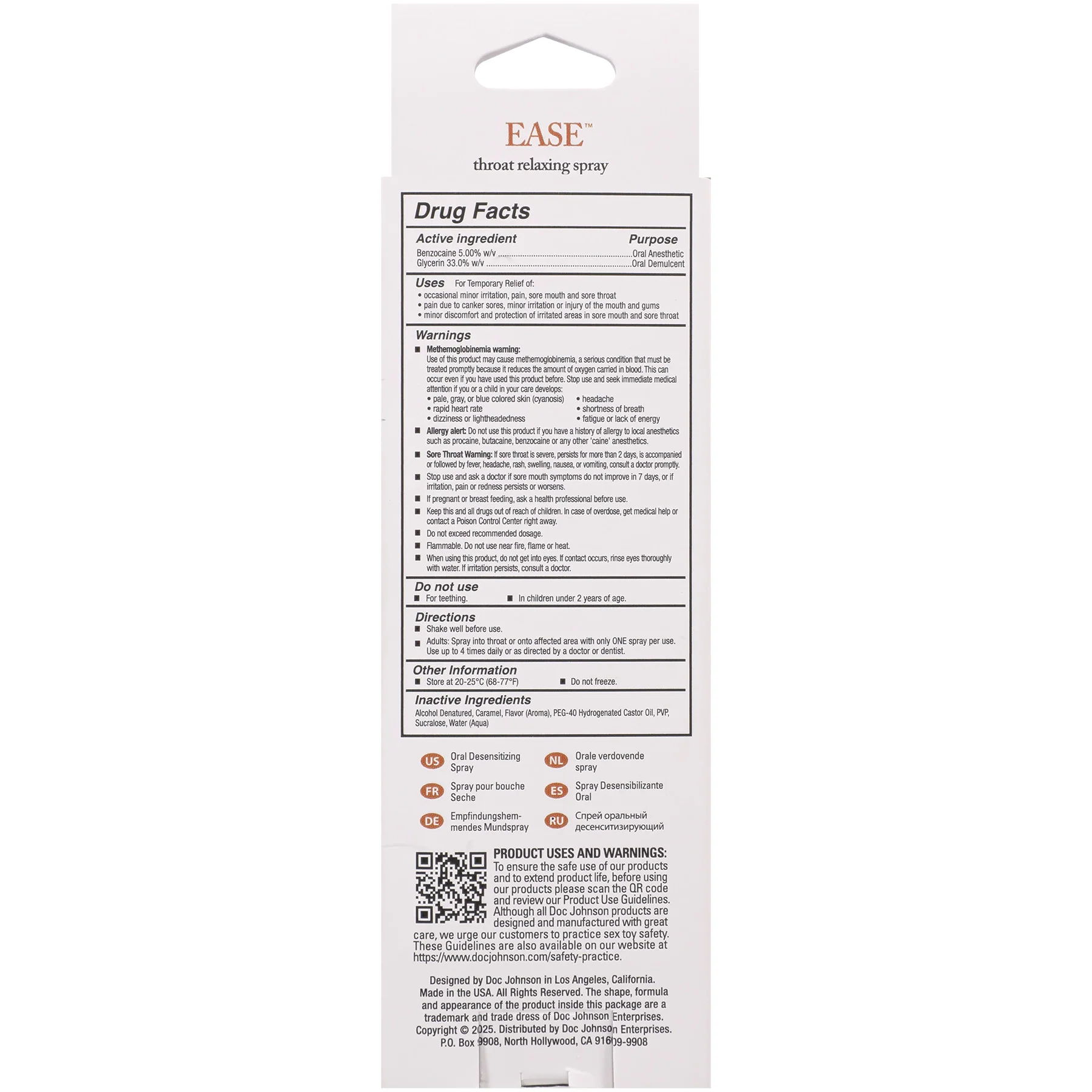 Intimate Enhancements Ease Throat Relaxing Spray 2 oz - Image 7