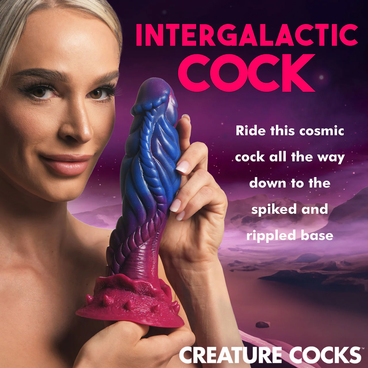 Intruder Alien 9" Silicone Suction Cup Dildo By Creature Cocks - Image 15
