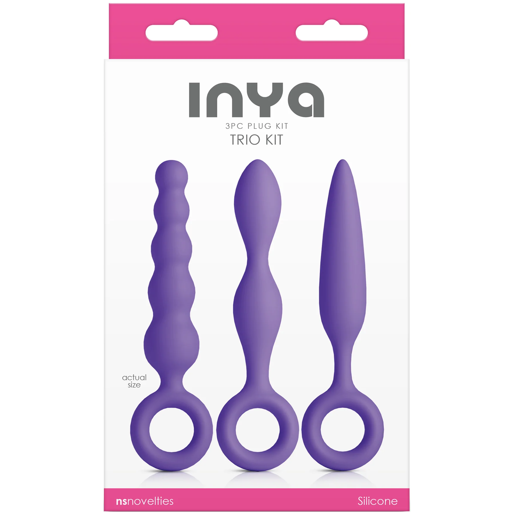 INYA Trio Silicone 3-Piece Anal Plug Kit - Image 2