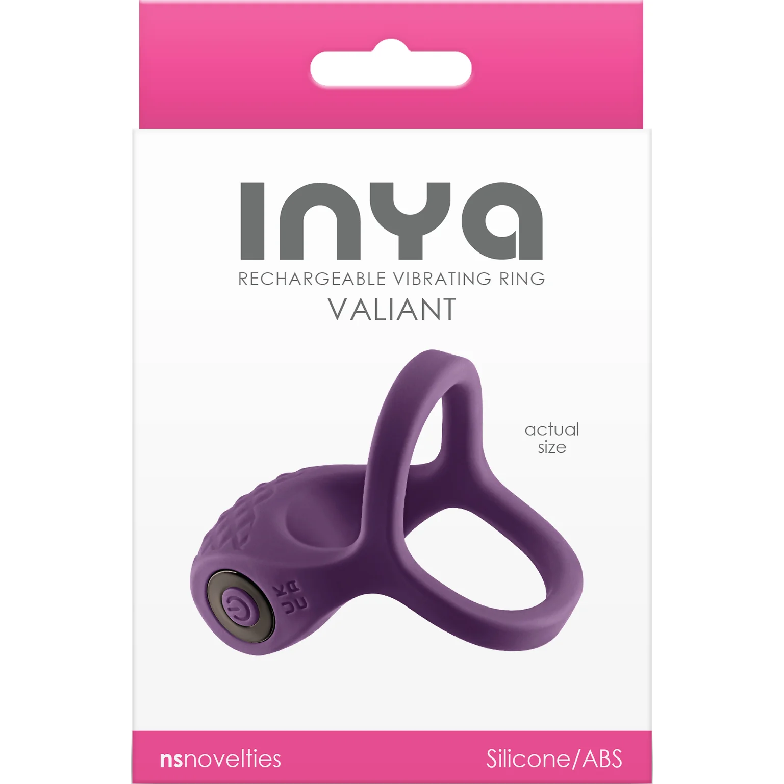 INYA Valiant Silicone Vibrating Cock & Ball Ring By NS Novelties - Image 3