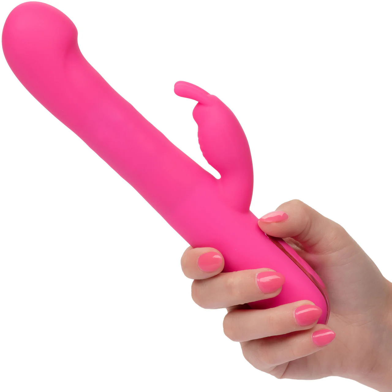 Jack Rabbit Elite Beaded G Rabbit Silicone Rechargeable Dual Stimulation Vibrator By CalExotics - Image 2