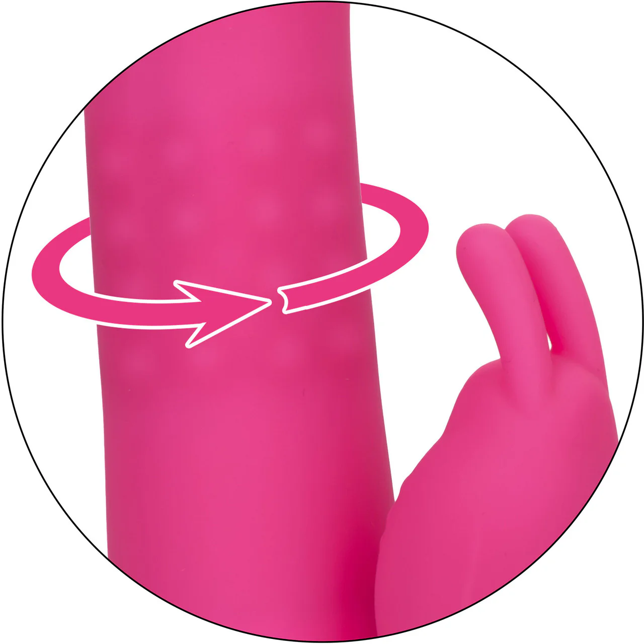 Jack Rabbit Elite Beaded G Rabbit Silicone Rechargeable Dual Stimulation Vibrator By CalExotics - Image 7