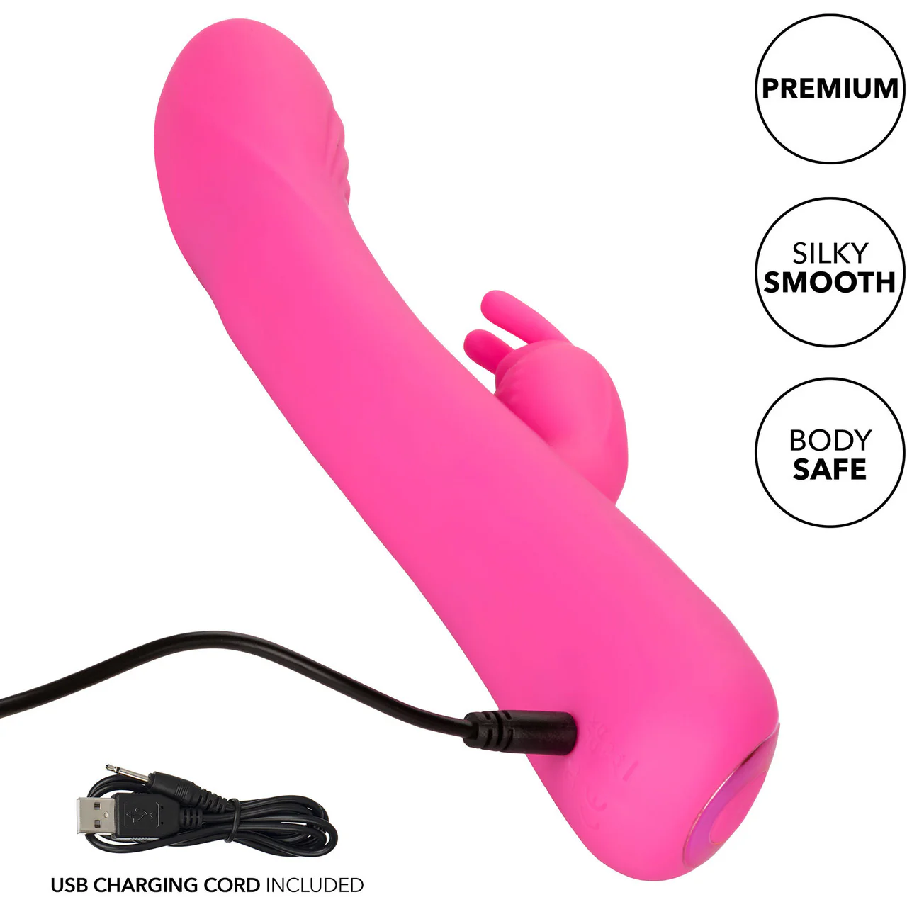Jack Rabbit Elite Rocking Rabbit Silicone Rechargeable Dual Stimulation Vibrator By CalExotics - Image 8