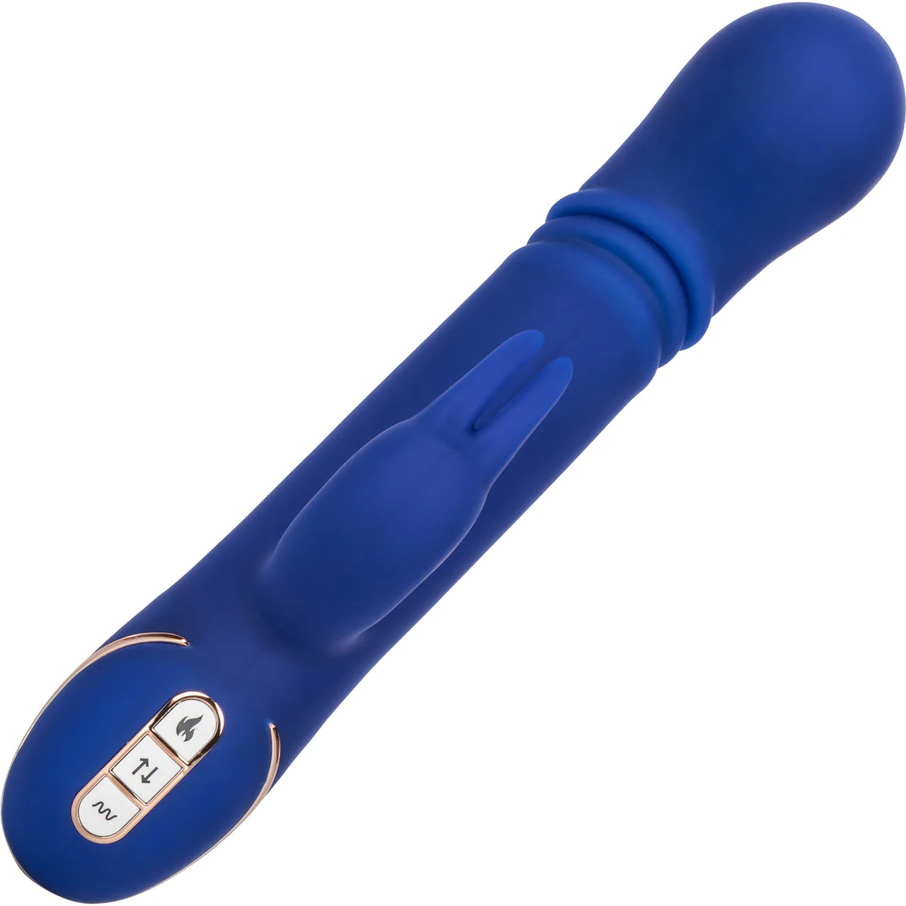 Jack Rabbit Signature Heated Silicone Thrusting G Rabbit Rechargeable Vibrator By CalExotics - Image 6