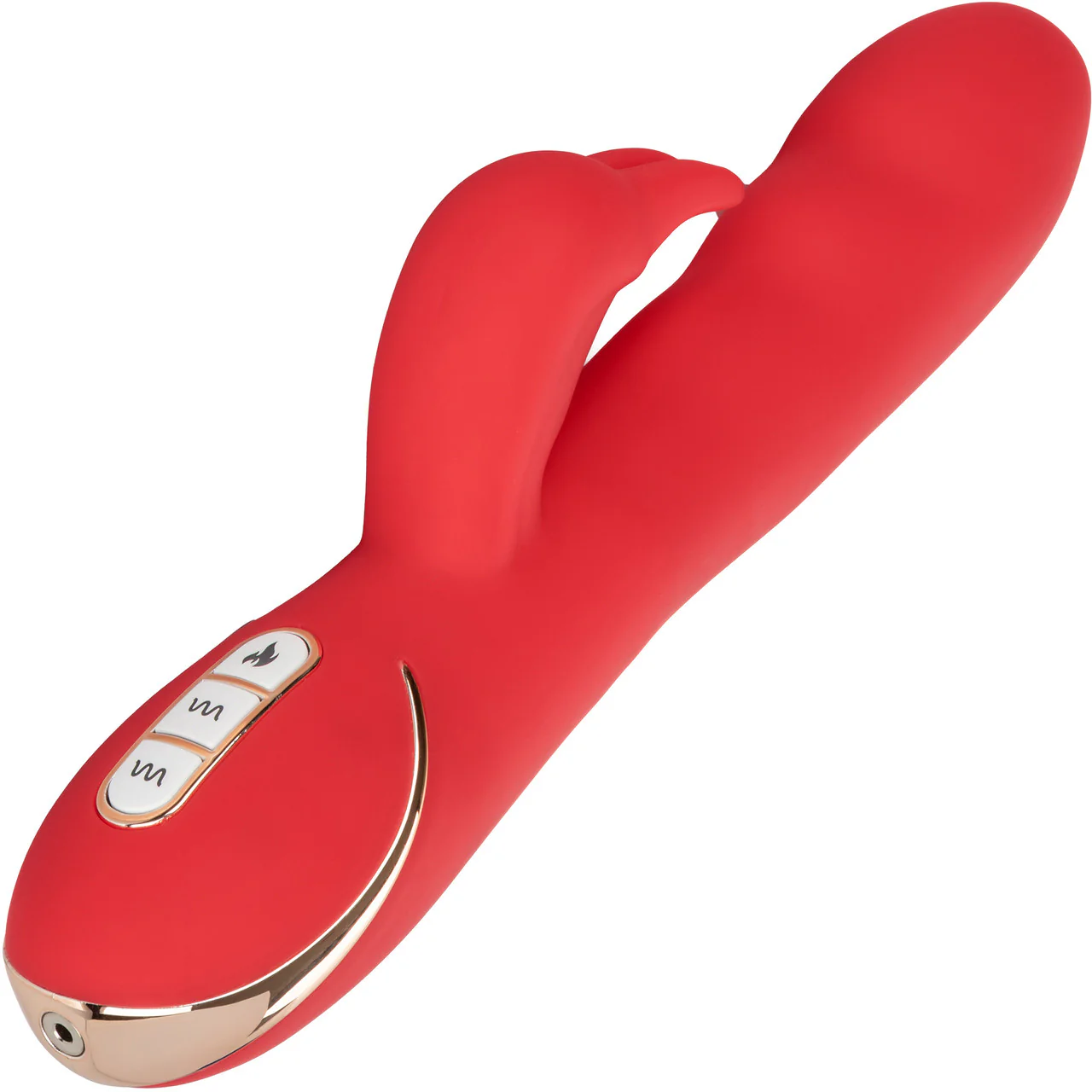 Jack Rabbit Signature Heated Silicone Ultra-Soft Rabbit Rechargeable Vibrator By CalExotics - Image 3