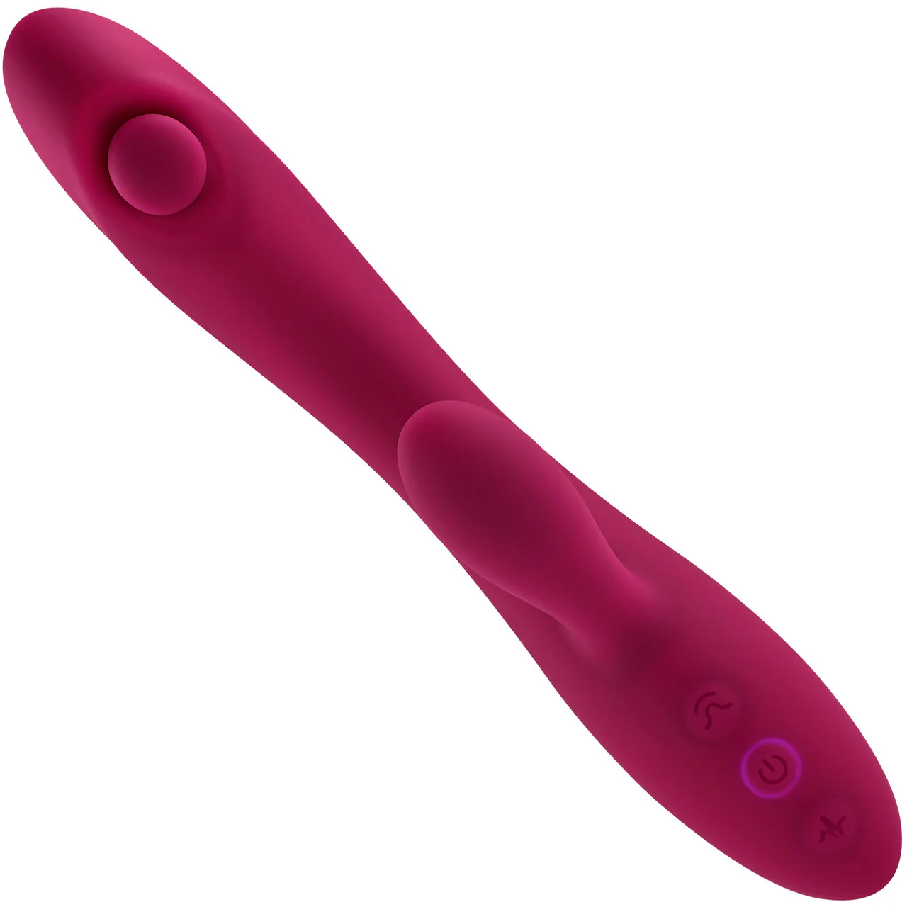 Jammin' G Rechargeable Waterproof  Silicone Dual Stimulating Vibrator By Evolved Novelties - Image 6