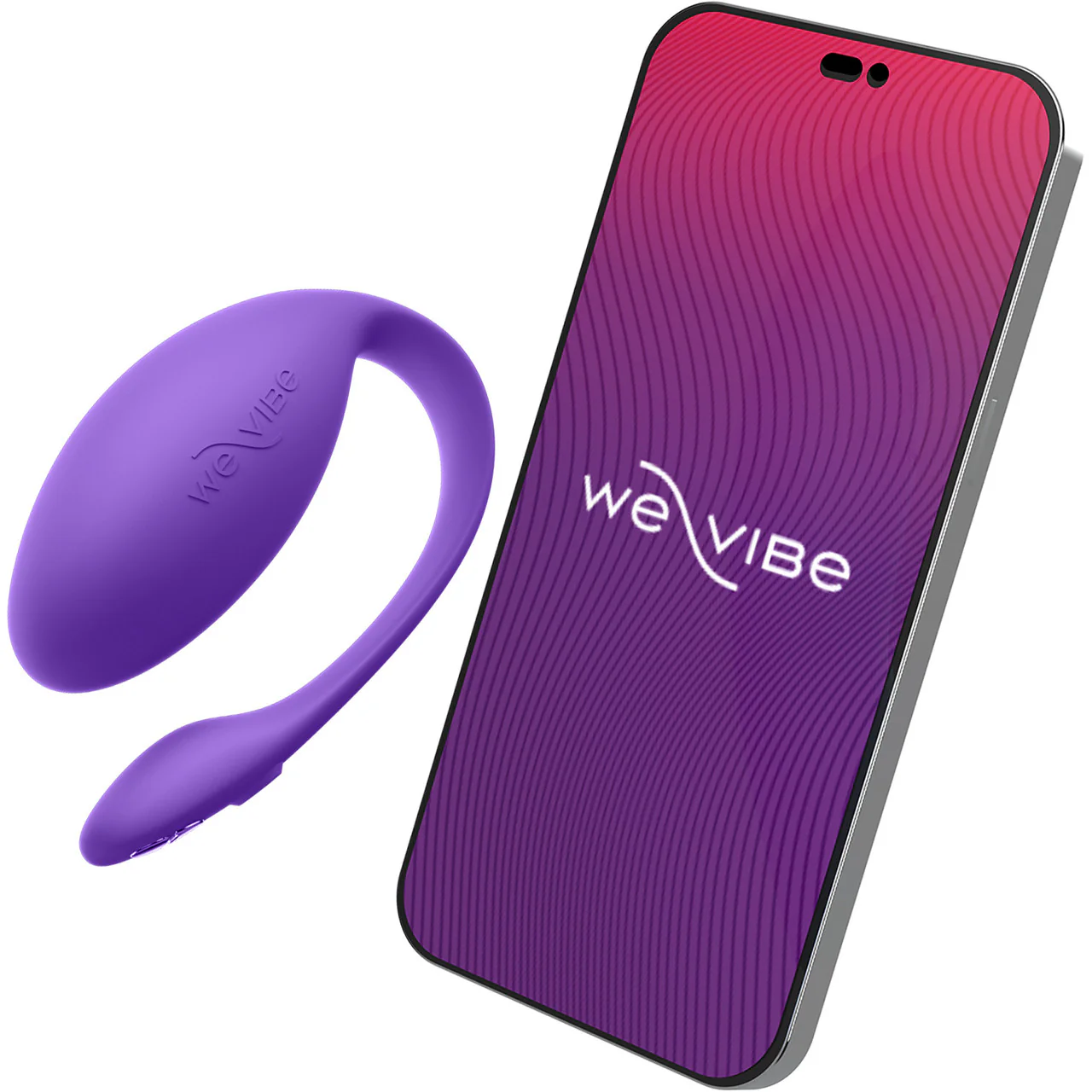 Jive Lite By We-Vibe Rechargeable Silicone App Controlled Wearable G-Spot Vibrator - Purple - Image 5