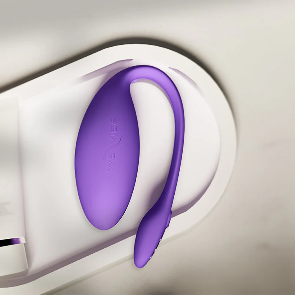 Jive Lite By We-Vibe Rechargeable Silicone App Controlled Wearable G-Spot Vibrator - Purple - Image 8
