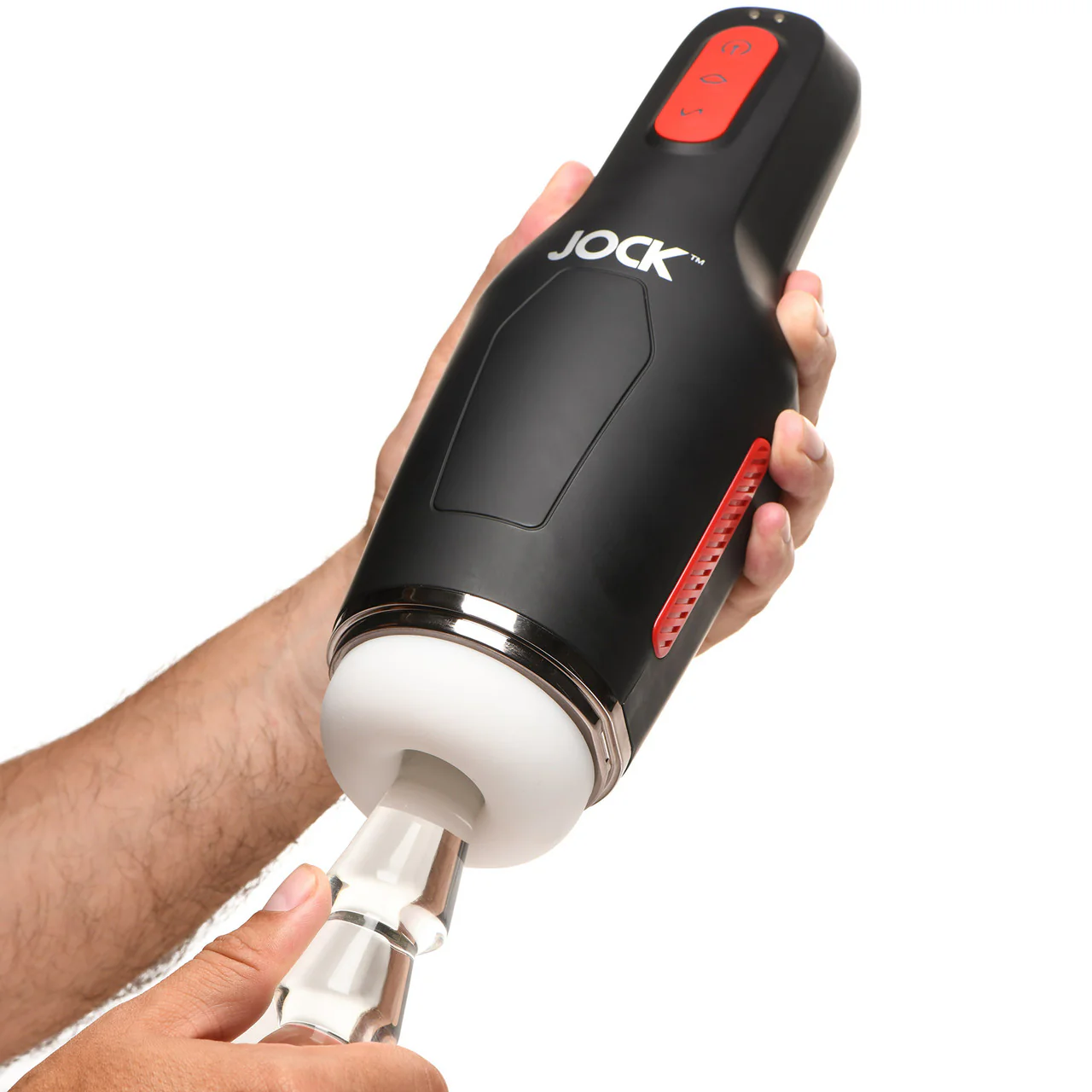 Jock 15X Sucking & Vibrating Rechargeable Penis Masturbator - Image 10