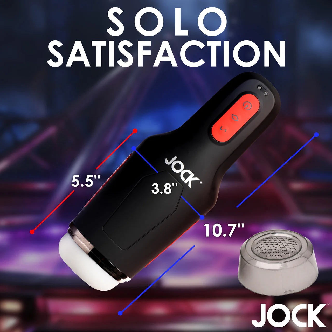 Jock 15X Sucking & Vibrating Rechargeable Penis Masturbator - Image 20